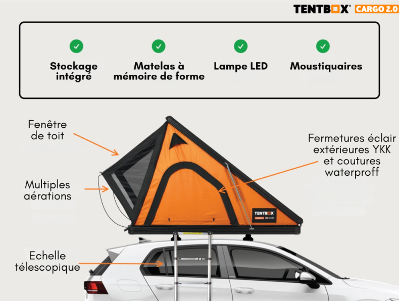 TENTBOX - Tente de toit CARGO 2.0 - Image 3
