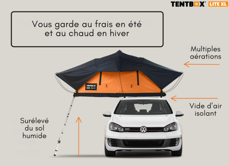 TENTBOX - Tente de toit Lite XL - Image 7
