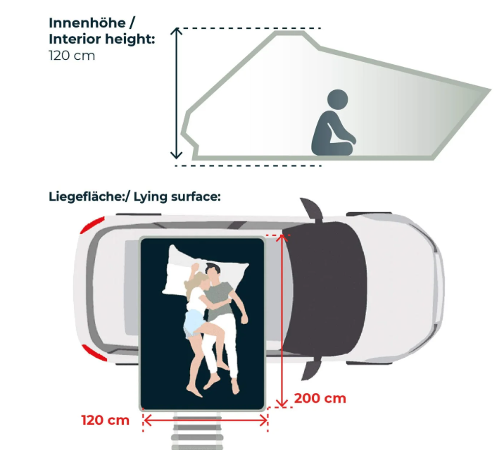 VICKYWOOD - Tente de toit TEAK 135 - Image 5